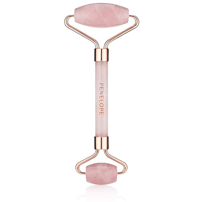 Rose Quartz Face Roller - Facial Roller and Skin Massage Tool with Authentic Rose Quartz Stone - Face Relaxer Gua Sha Roller - under Eye Roller by Penelope Skincare… (Rose Quartz) Health & Beauty > Personal Care > Cosmetics > Cosmetic Tools > Skin Care Tools PENELOPE SKINCARE   