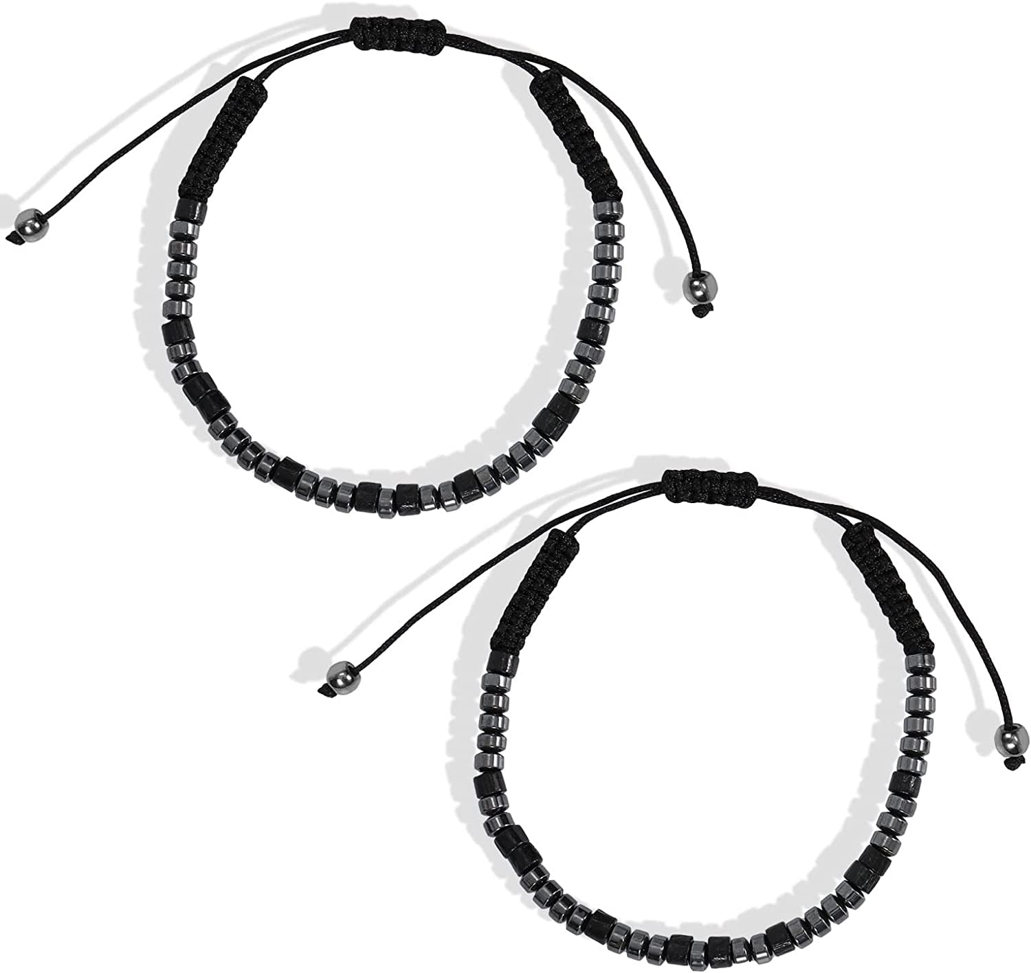Fuck off Morse Code Bracelets, 3Mm Silver and Gold Beads on Silk Cord Funny Bracelet for Women Girls-Drive Away All Bad Things Apparel & Accessories > Jewelry > Bracelets Jorywell   