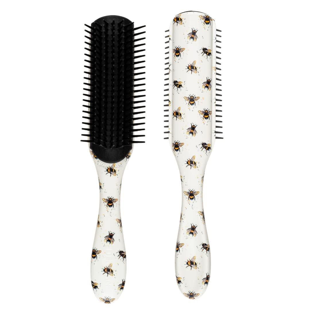 Denman Hair Brush for Curly Hair D3 (Black) 7 Row Classic Styling Brush for Detangling, Separating, Shaping and Defining Curls Health & Beauty > Personal Care > Hair Care Denman Bees 7 Row 