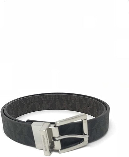 Michael Kors Women'S 30Mm Brown to Black Reversible MK Logo Monogram Synthetic Leather Belt Apparel & Accessories > Clothing Accessories > Belts Michael Kors   