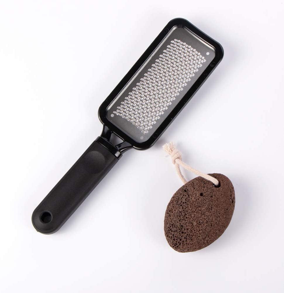 UNIMEIX Pumice Stone for Feet and Heel Scraper for Feet Set - Foot Scrubber ,Callus Remover for Feet Pedicure Exfoliation Tool ,For Foot Care Spa-To Smooth Dry Cracked Heels and Calloused Health & Beauty > Personal Care > Foot Care UNIMEIX   
