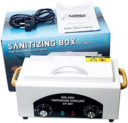 High Temperature Metal Tool Cleaning Box, 110V 300W 1.5L with Timer Manicure Pedicure SPA Salon Barber Equipment for Sundry Beauty Hair Nail Metal Tools with Handle Health & Beauty > Personal Care > Cosmetics > Cosmetic Tools > Nail Tools Smith Chu   
