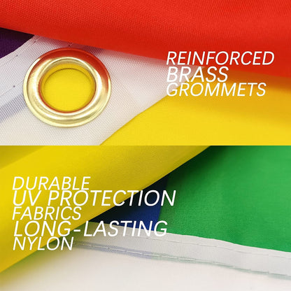 LGBTQ Rainbow Flag with Gay Pride Stuff Bracelet Anklet Accessories for Women & Men Apparel & Accessories > Jewelry > Anklets Yuoos   