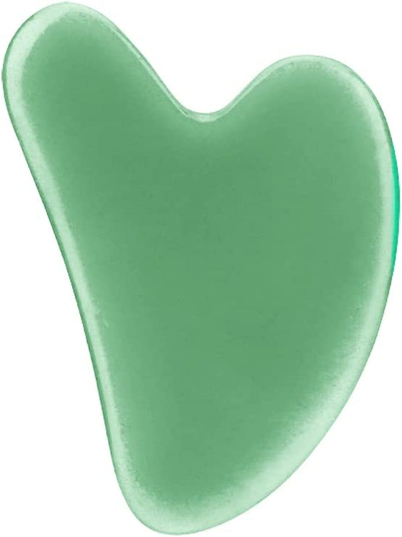 Aventurine Gua Sha Scraping Massage Tools, Rose Quartz Facial Beauty Tools for SPA Acupuncture Therapy Trigger Point Treatment(Black Single-Gua Sha Board) Health & Beauty > Personal Care > Cosmetics > Cosmetic Tools > Skin Care Tools Bbymie Light Green Single-gua Sha Board  