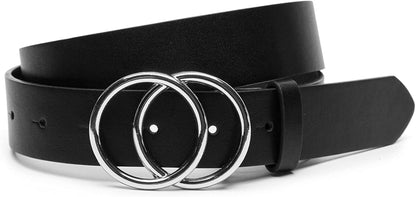 IFENDEI Women'S Faux Leather Belt for Jeans Dress Waist Belts Apparel & Accessories > Clothing Accessories > Belts IFENDEI   