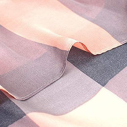 Van Caro Womens Silk Spring Scarf Fashion Shawls Wraps for Hair & Neck, Grey Apparel & Accessories > Clothing Accessories > Scarves & Shawls Lobagve   