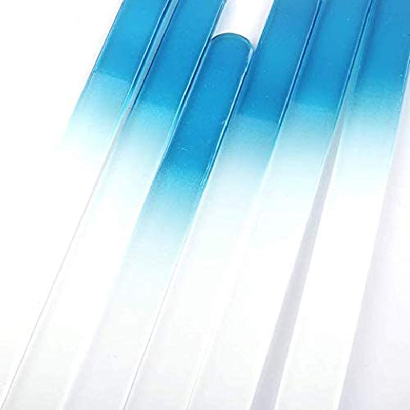 SIUSIO 30 Pack Professional Czech Crystal Glass Nail Files Buffer Manicure Tools Kit Set Gradient Rainbow Color for Nail Polishing - the Best Emory Boards for Fingernail & Toenail Care (SIX Color) Health & Beauty > Personal Care > Cosmetics > Cosmetic Tools > Nail Tools SIUSIO   