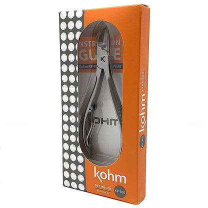 KOHM Ingrown Toenail Clippers for Thick Nails - 5" Long KP-700 Heavy Duty Stainless Steel Toe Nail Nippers Tool for Men, Women, Seniors & Adults - Professional Podiatrist Tool Health & Beauty > Personal Care > Cosmetics > Cosmetic Tools > Nail Tools wholehealthsupply   