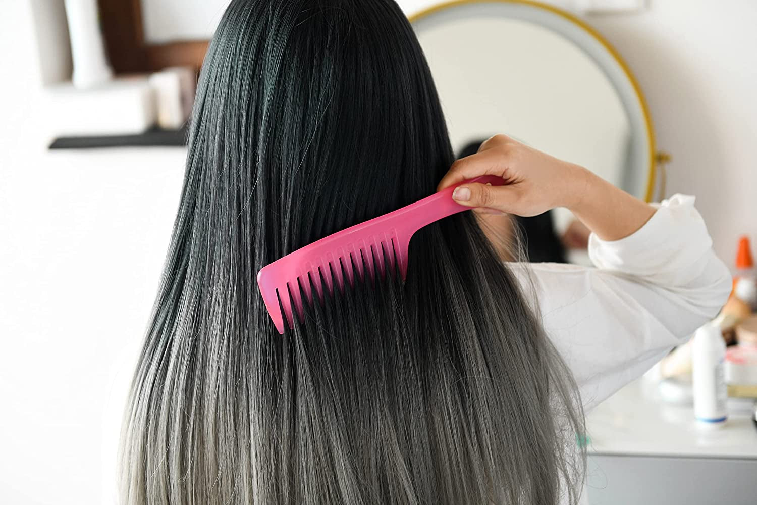 Wide Tooth Comb and Large Hair Detangling Comb, Durable Hair Brush for Best Styling and Professional Hair Care, Suitable for Curly Hair, Long Hair, Wet Hair in All Types. Health & Beauty > Personal Care > Hair Care GAONSWOE   