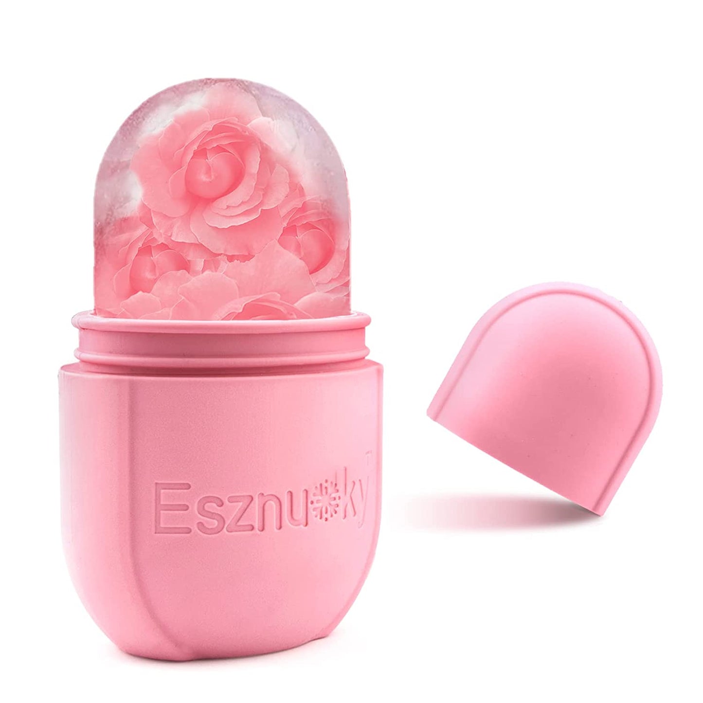 Ice Roller for Face Eye and Neck, Esznuoky Facial Beauty Ice Mold for Brighten Skin & Enhance Your Natural Glow, Cold Therapy Massage Tool for Shrink Pores, Reduce Acne (Pink) Health & Beauty > Personal Care > Cosmetics > Cosmetic Tools > Skin Care Tools Esznuoky Deep Pink  