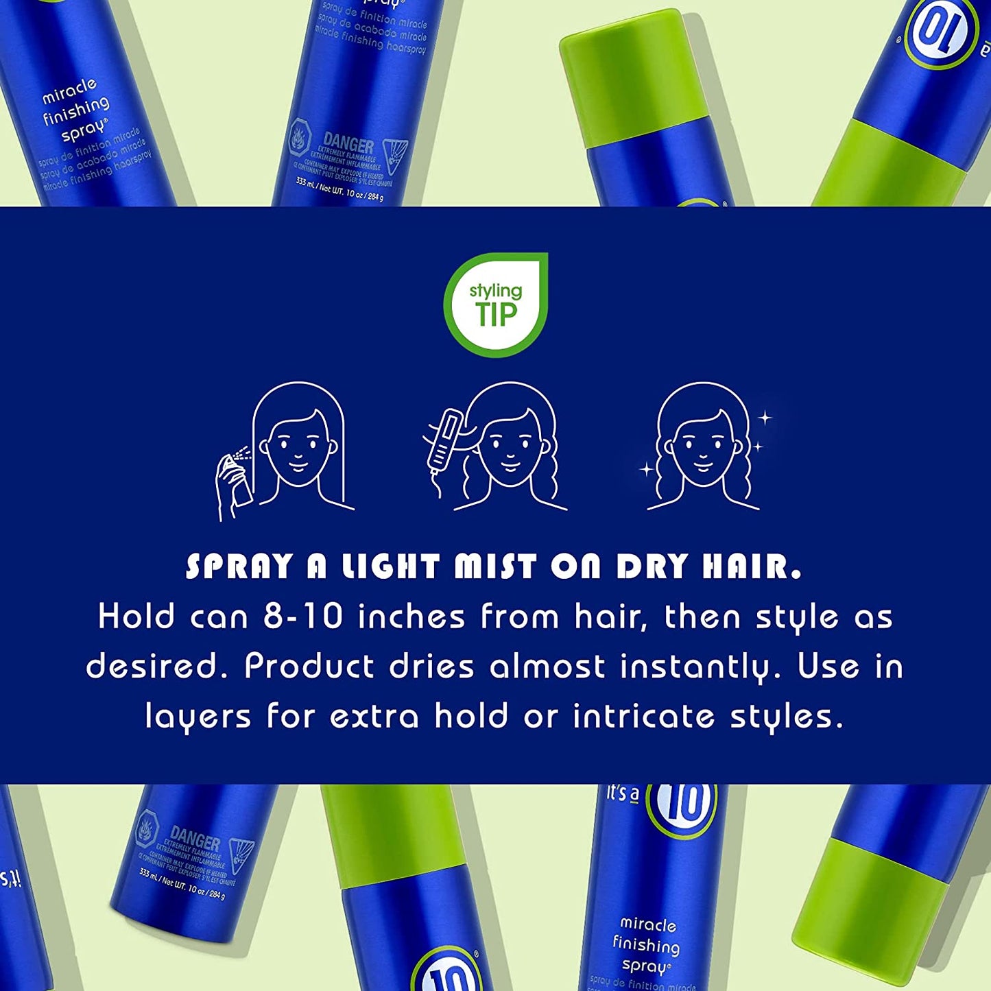 It'S a 10 Haircare Miracle Finishing Spray, 10 Fl Oz Health & Beauty > Personal Care > Hair Care it's a 10   