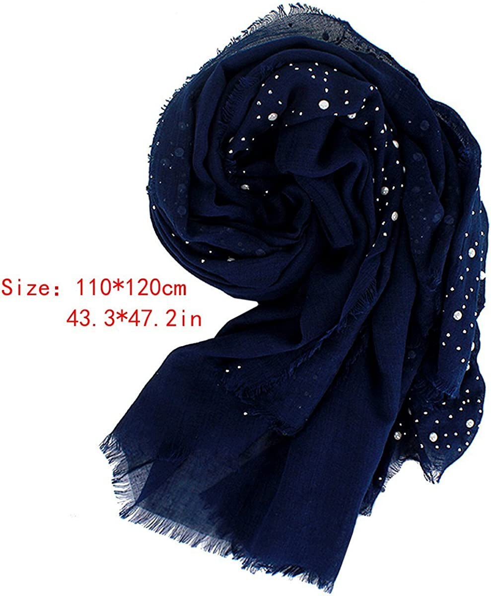 Women Solid Color Muslim Headscarf Turban Lightweight Jersey Hijab Scarf Wrap Apparel & Accessories > Clothing Accessories > Scarves & Shawls EDITHA   