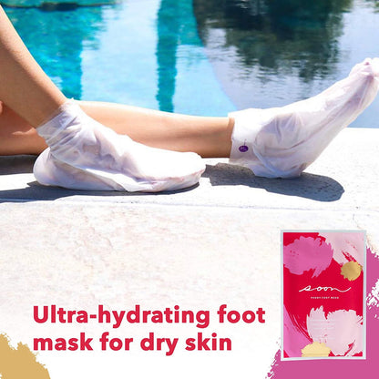 Peony Foot Mask, Feet Masks for Dry Skin, Foot Mask for Dry Cracked Feet, Dry Feet Treatment, Cracked Feet Treatment, Moisturizing Foot Mask - Soon Skincare Health & Beauty > Personal Care > Foot Care KYLIE MAX   