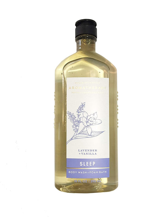 Bath & Body Works Aromatherapy Sleep - Lavender + Vanilla Body Wash & Foam Bath, 10 Fl Oz Health & Beauty > Personal Care > Cosmetics > Bath & Body Bath & Body Works   