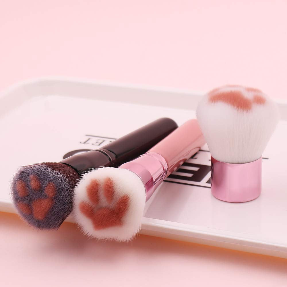 Cat Paw Foundation Makeup Brush - Professional Cosmetic Brush of Foundation Brushes, Powder Brush Blush Brush, Concealer Brush, Contour Brush, Powder Brush Cosmetic Tool (4PCS NEW SET) Health & Beauty > Personal Care > Cosmetics > Cosmetic Tools > Makeup Tools rongji jewelry   