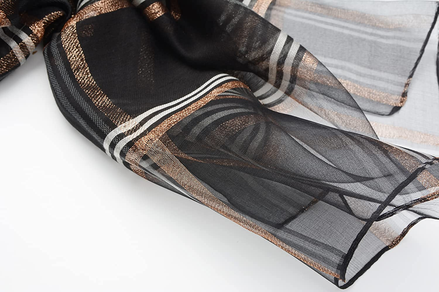 SNUG STAR Cotton Silk Scarf Elegant Soft Wraps Color Shade Scarves for Women Apparel & Accessories > Clothing Accessories > Scarves & Shawls SNUG STAR   