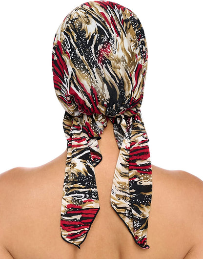 Ashford & Brooks Pre Tied Bandana Turban Chemo Head Scarf Sleep Hair Cover Hat Apparel & Accessories > Clothing Accessories > Bandanas & Headties Ashford & Brooks   