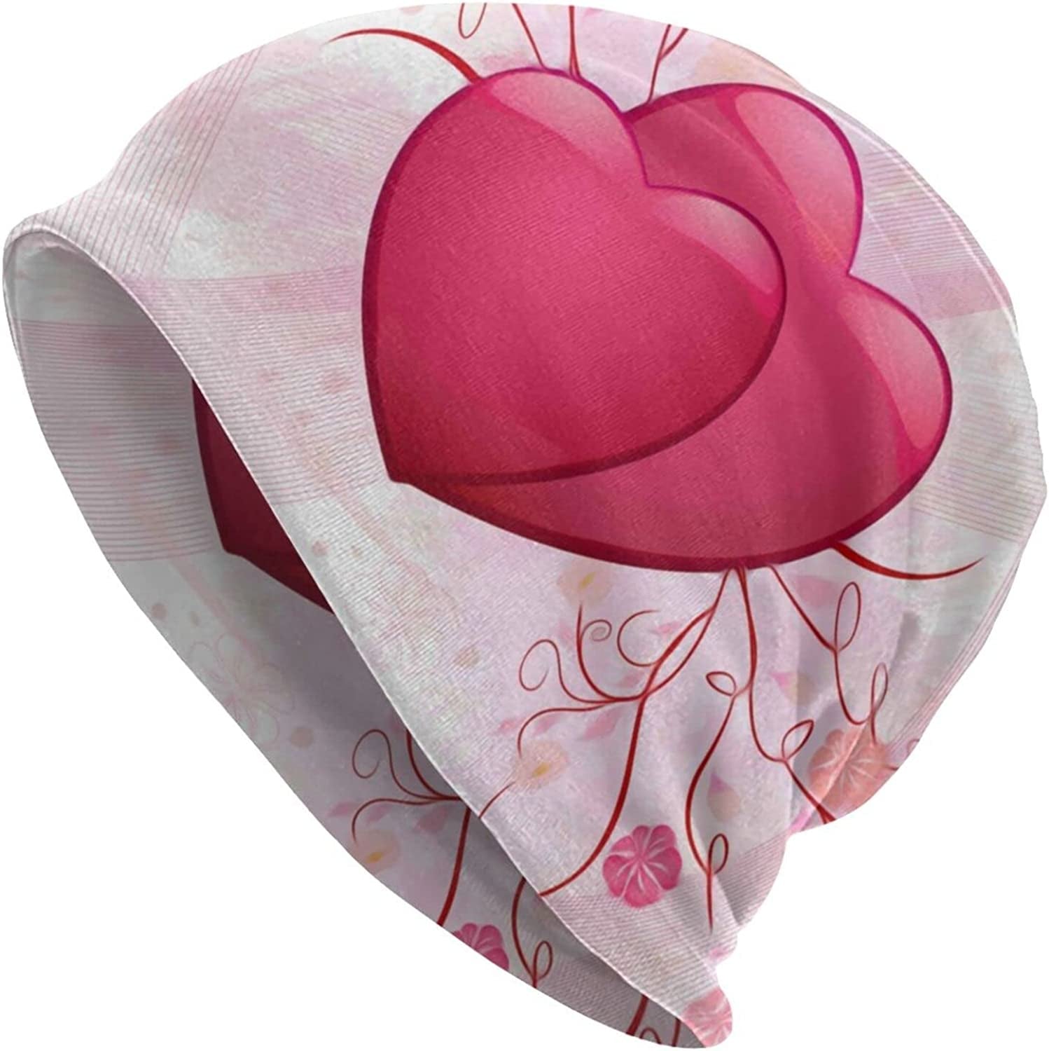 Gold Star Slouchy Beanie Chemo Headwear Knit Hat Scarf Sleep Skull Cap for Women Men Apparel & Accessories > Clothing Accessories > Headwear ybovejuk Heart Love You Valentine’s Day Romantic Love One Size 