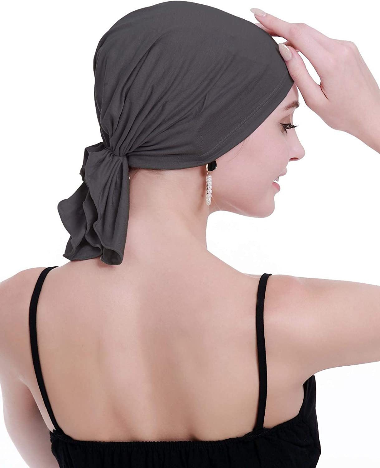 Osvyo Bamboo Chemo Headscarf for Women Hair Loss - Cancer Slip on Headwear Turbans Sealed Packaging  osvyo   