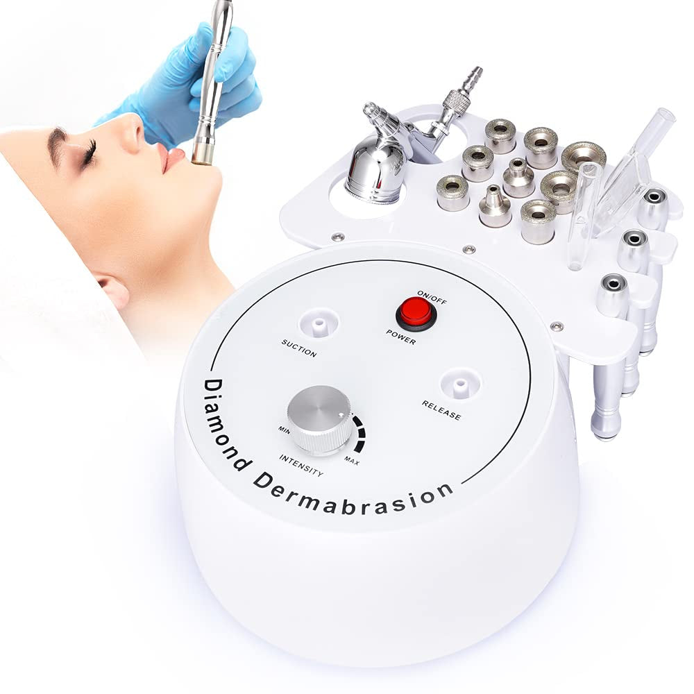 Sextupole Microdermabrasion Machine Professional 3 in 1 Diamond Microdermabrasion Machine Facial Care Equipment with Sprayer Bottle for Blackhead Removal Facial Skin Cleansing Health & Beauty > Personal Care > Cosmetics > Cosmetic Tools > Skin Care Tools Sextupole Microdermabrasion Machine (Oxygen Sprayer Gun)  