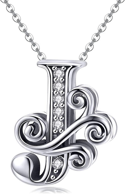 Solid 925 Sterling Silver with Cubic Stones, Complete A~Z Gift Options Alphabet Charm Letter Beads Fit Pandora European Bracelets Apparel & Accessories > Jewelry > Bracelets ABAOLALA ALPHABET   