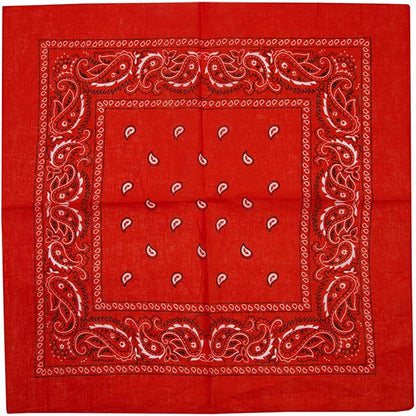 Lightweight Multicolored Cotton Bandana 12 Pack Apparel & Accessories > Clothing Accessories > Headwear Bioworld   