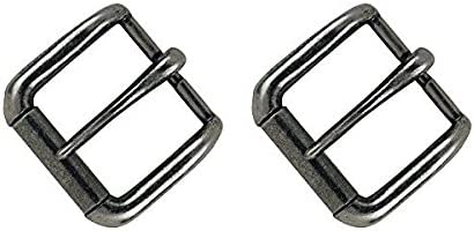 Tandy Leather Antique Nickel 1-1/2" Napa Roller Buckle 1643-21, Two Pack Apparel & Accessories > Clothing Accessories > Belt Buckles Tandy   