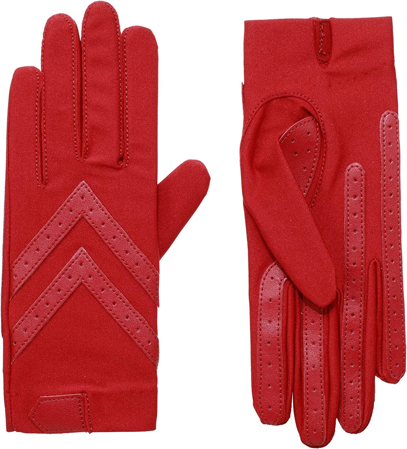 Isotoner Women'S Spandex Shortie Touchscreen Gloves Apparel & Accessories > Clothing Accessories > Gloves & Mittens isotoner Chili Pepper Small-Medium 