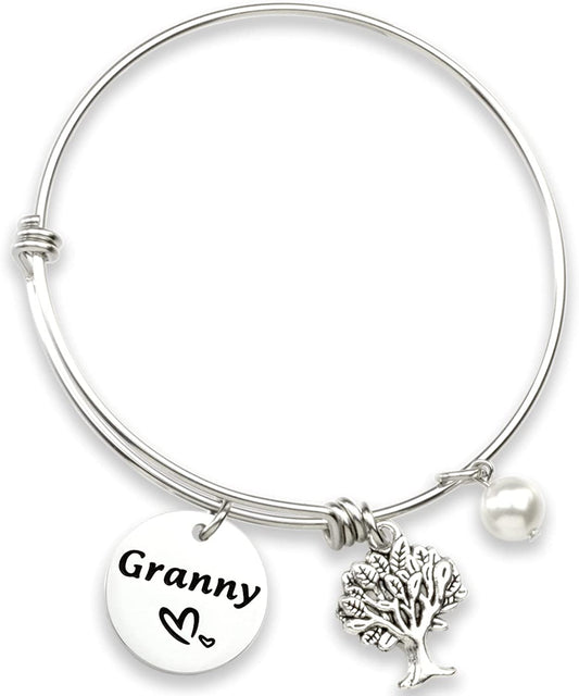 Hutimy Granny Gifts Bracelet for Women Jewelry for Granny Bangle Bracelets Jwelry Best Gift for Granny Bracelet Apparel & Accessories > Jewelry > Bracelets Hutimy Jewelry   