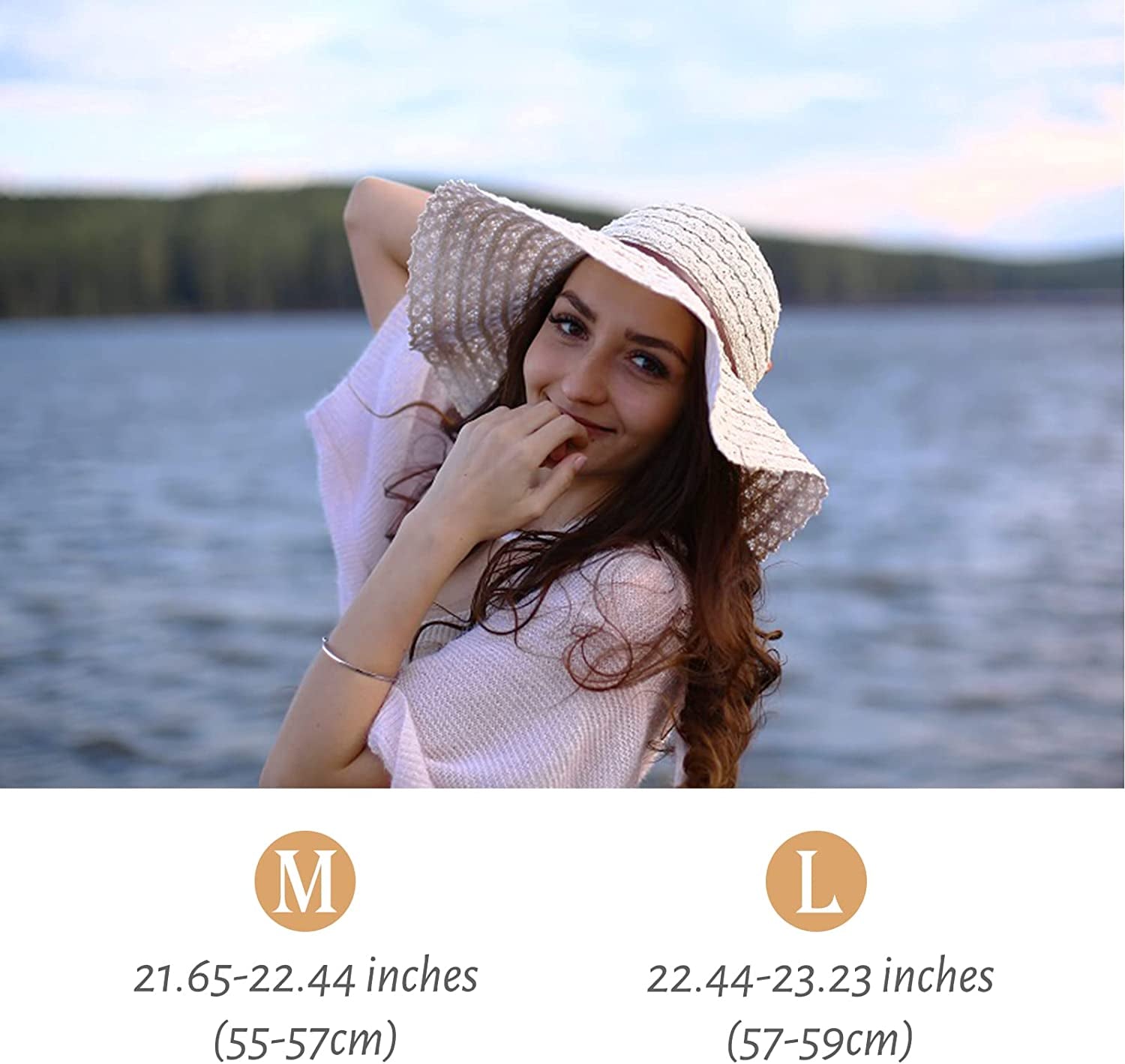 FURTALK Summer Beach Sun Hats for Women Wide Brim Foldable Floppy Travel Packable UPF Hat Apparel & Accessories > Clothing Accessories > Hats KYLIE MAX   