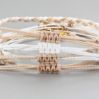 Sunflower String Bracelet Handmade Braided Rope Charms Boho Surfer Bracelet for Teen Girls Preteens Women Apparel & Accessories > Jewelry > Bracelets FANCY SHINY   