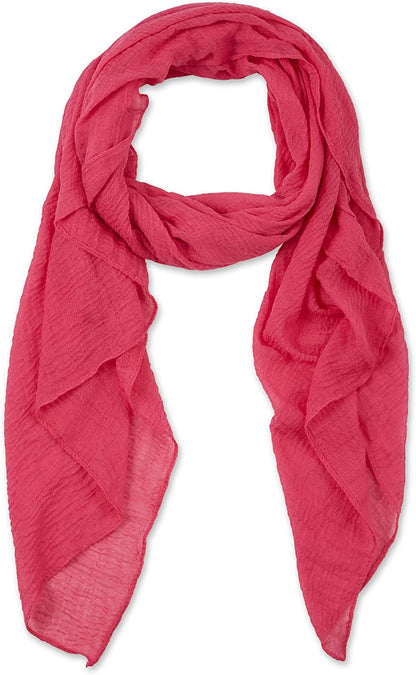Hadley Wren Women'S Lightweight Summer Insect Shield Scarf Apparel & Accessories > Clothing Accessories > Scarves & Shawls Hadley Wren Hot Pink  