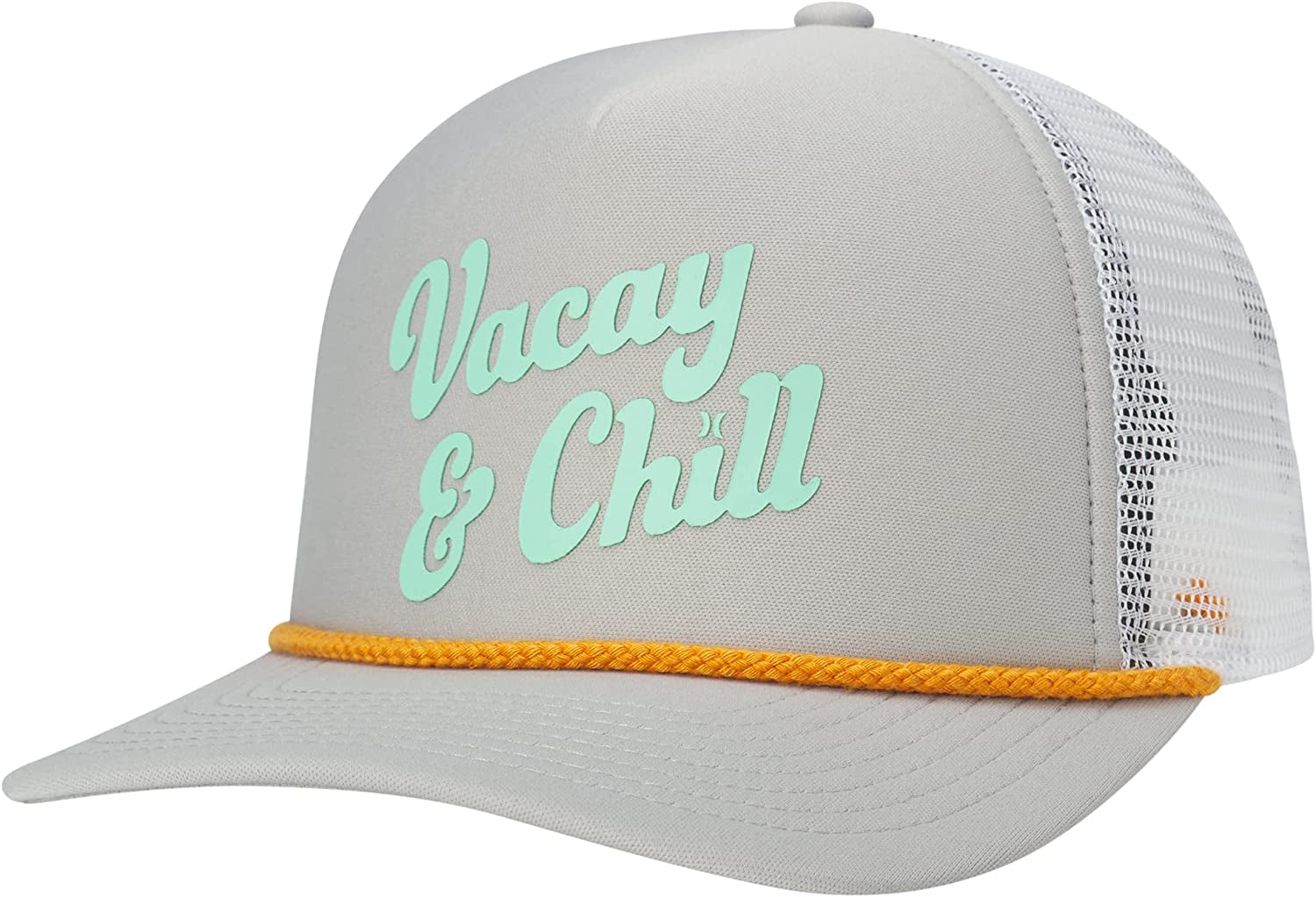 Hurley Women'S Baseball Cap - Horizon Curved Brim Snap-Back Foam Trucker Hat Apparel & Accessories > Clothing Accessories > Hats Hurley Light Grey One Size 