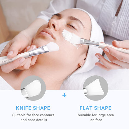 Face Mask Mixing Bowl Set with Silicone Face Mask Brush Applicator, Facial Mask Bowls, Mask Spatula, Measuring Scoop + Cup, Clear Toiletry Bag, 8 in 1 SPA Quality Face Mask Tool Kit for DIY Clay Mask Health & Beauty > Personal Care > Cosmetics > Cosmetic Tools > Skin Care Tools FASPLENDOR   