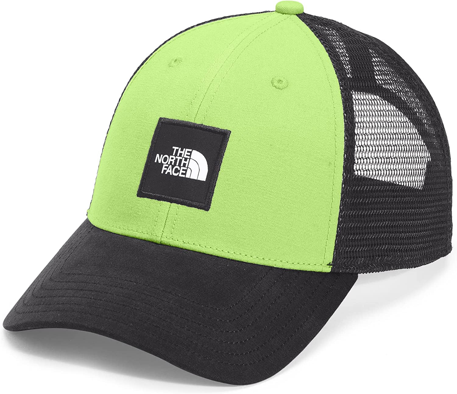 THE NORTH FACE TNF™ Box Logo Trucker Apparel & Accessories > Clothing Accessories > Hats THE NORTH FACE Tnf Black/Sharp Green One Size 