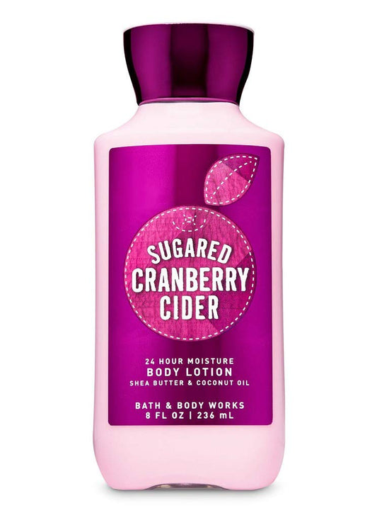 Bath and Body Works Sugared Cranberry Cider Lotion 8 Ounce 2019 Health & Beauty > Personal Care > Cosmetics > Bath & Body Bath & Body Works   