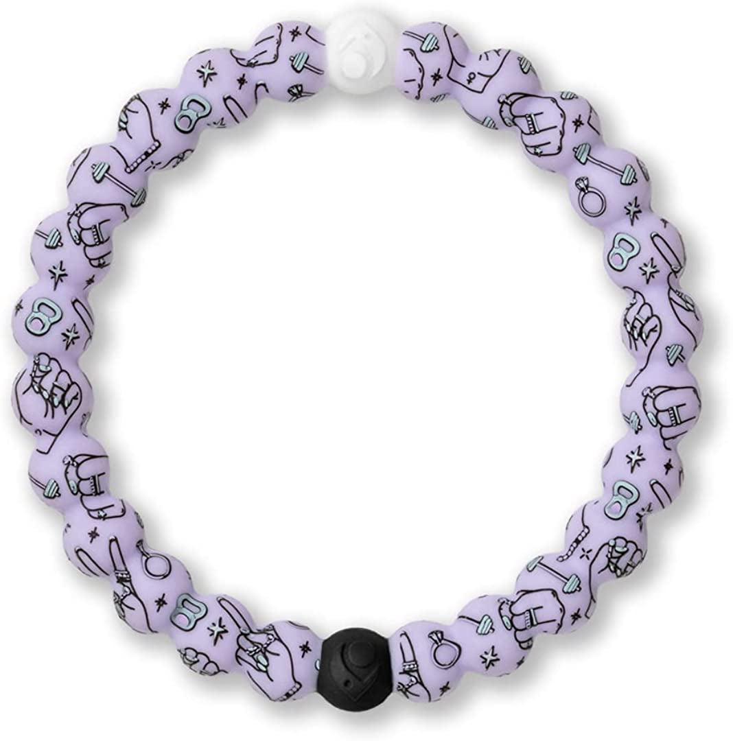Lokai Women'S Empowerment Awareness Bracelet, Silicone Bead Bracelet for Men and Women Apparel & Accessories > Jewelry > Bracelets Lokai 6.5 Inch - Medium  