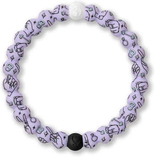 Lokai Women'S Empowerment Awareness Bracelet, Silicone Bead Bracelet for Men and Women Apparel & Accessories > Jewelry > Bracelets Lokai 6.5 Inch - Medium  