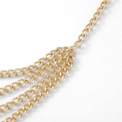 Victray Gold Belly Waist Chain Beach Layered Body Chains Fashion Waist Jewelry Nightclub Body Accessory for Women and Girls Apparel & Accessories > Jewelry > Body Jewelry Victray   