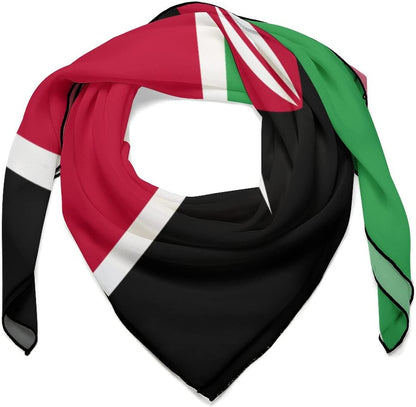 Buonota Ukrainian Flag Fashion Square Scarf Neck Scarf Head Scarf Shawl, Very Suitable for Events, Parties, Weddings, Travel, Birthday Gifts Apparel & Accessories > Clothing Accessories > Scarves & Shawls Buonota White-style-28  