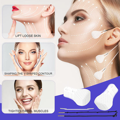 Oceansedge11 Face Lift Tape, 60PCS Face Tape Lifting Invisible, Waterproof Face Tape with High Elasticity, Makeup Tool to Hide Facial Wrinkles, Double Chin, V-Line Face & Tightening Skin Health & Beauty > Personal Care > Cosmetics > Cosmetic Tools > Skin Care Tools oceansEdge11   