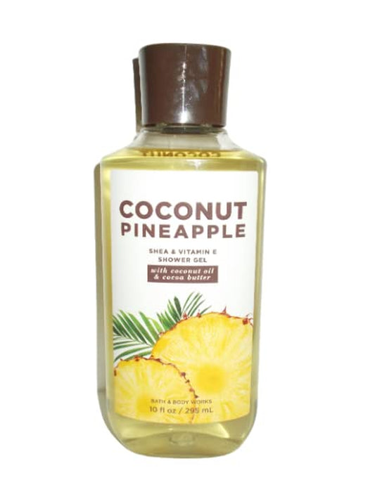 Bath and Body Works Coconut Pineapple Shower Gel Wash 10 Ounce Full Size Health & Beauty > Personal Care > Cosmetics > Bath & Body Bath & Body Works   