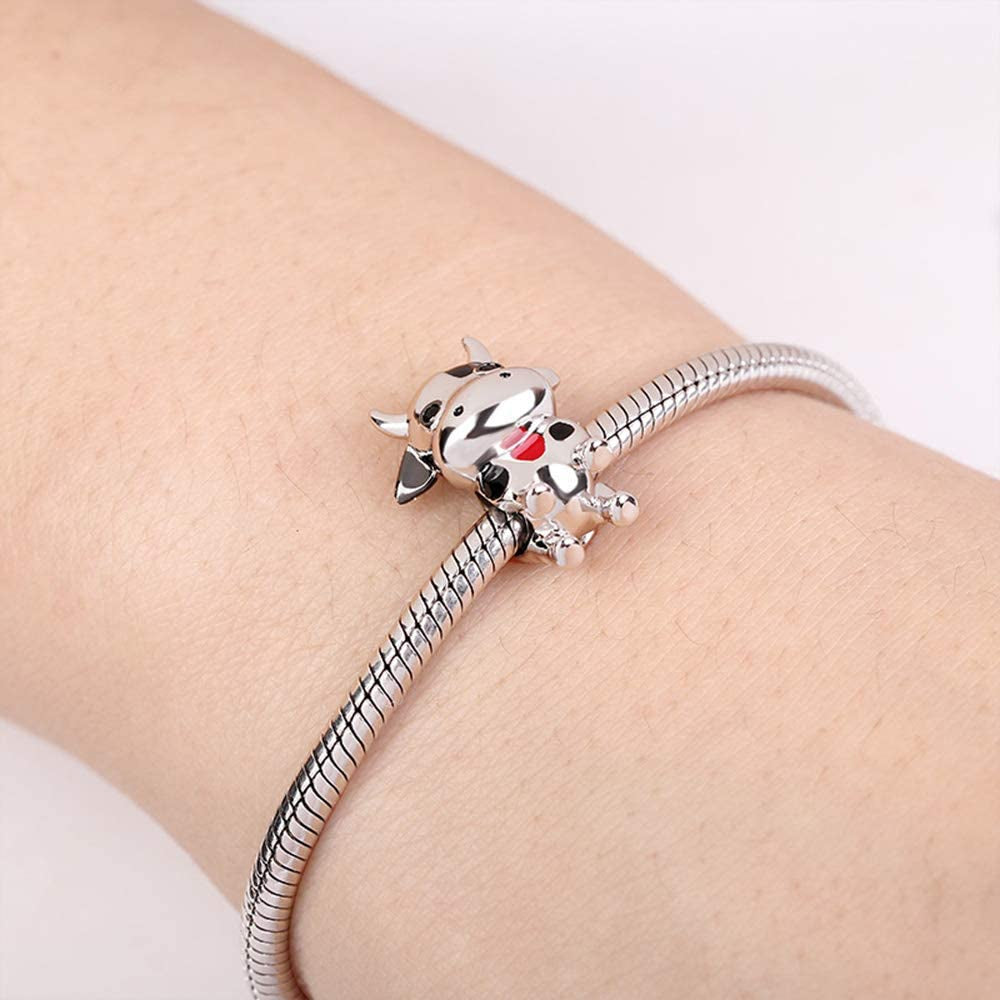 GNOCE Animal Charm Bead Sterling Silver Zodiac Signs Charm Bead Fit Bracelet/Necklace Jewelry Gift for Women Mens Apparel & Accessories > Jewelry > Bracelets GNOCE   