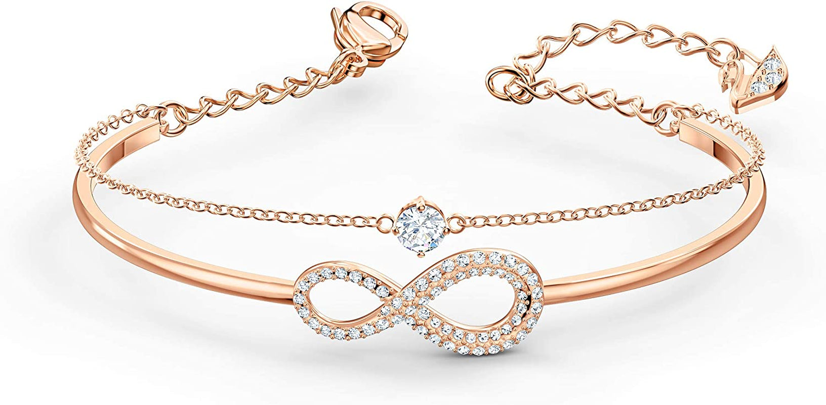 SWAROVSKI Infinity Crystal Jewelry Collections, Rhodium & Rose Gold Tone Finish Apparel & Accessories > Jewelry > Bracelets SWAROVSKI   