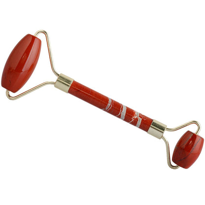 Mookaitedecor Rose Quartz Roller & Gua Sha Tool for Face and Neck Massage, Facial Massager for anti Aging Health & Beauty > Personal Care > Cosmetics > Cosmetic Tools > Skin Care Tools mookaitedecor Red Jasper  