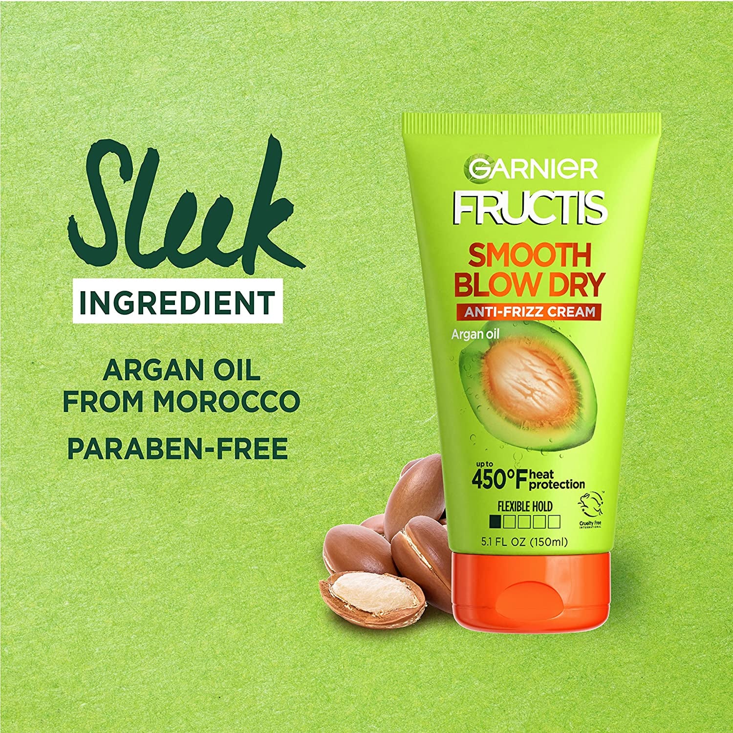 Garnier Hair Care Fructis Style Smooth Blow Dry Anti-Frizz Cream, 2 Count Health & Beauty > Personal Care > Hair Care Garnier   