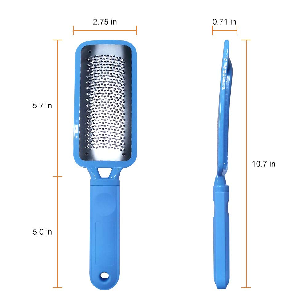 Foot File Callus Remover for Feet Heel Scraper for Feet Professional Foot Care in Pedicure Tools to Remove Dead Skin,Foot Scraper Available for Dry and Wet Feet,Stainless Steel Surgical Grade File Health & Beauty > Personal Care > Foot Care Duyoku   