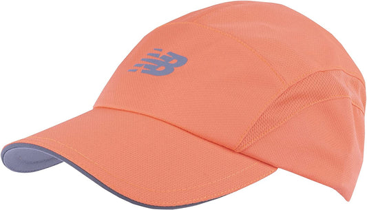 New Balance 5 Panel Performance Hat Apparel & Accessories > Clothing Accessories > Hats New Balance Vibrant Orange One Size 