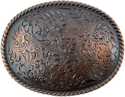 Western Floral Eagle Dogs Birds Star Replacement Belt Buckle Fits 1-1/2"(38Mm) Belt Strap-Multi-Style Options Apparel & Accessories > Clothing Accessories > Belt Buckles Belts.com Type Buckle S1 - H8136 Copper 1-1/2" 