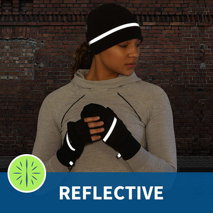 Trailheads Power Stretch Convertible Mittens - Women’S Fingerless Gloves Apparel & Accessories > Clothing Accessories > Gloves & Mittens TrailHeads   